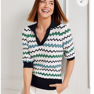 Talbots Johnny Collar Sweater, Size 2X